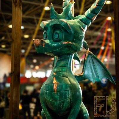 Statue vert-de-gris — Spyro