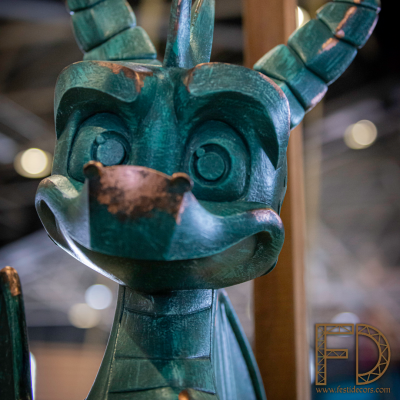 Statue vert-de-gris — Spyro