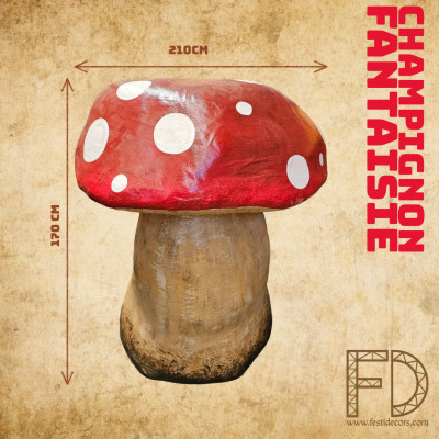 Petit champignon rouge