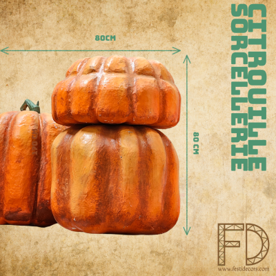 Citrouille en polystyrène