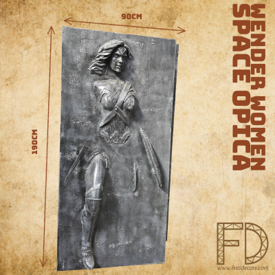 Wonder Woman en carbonite